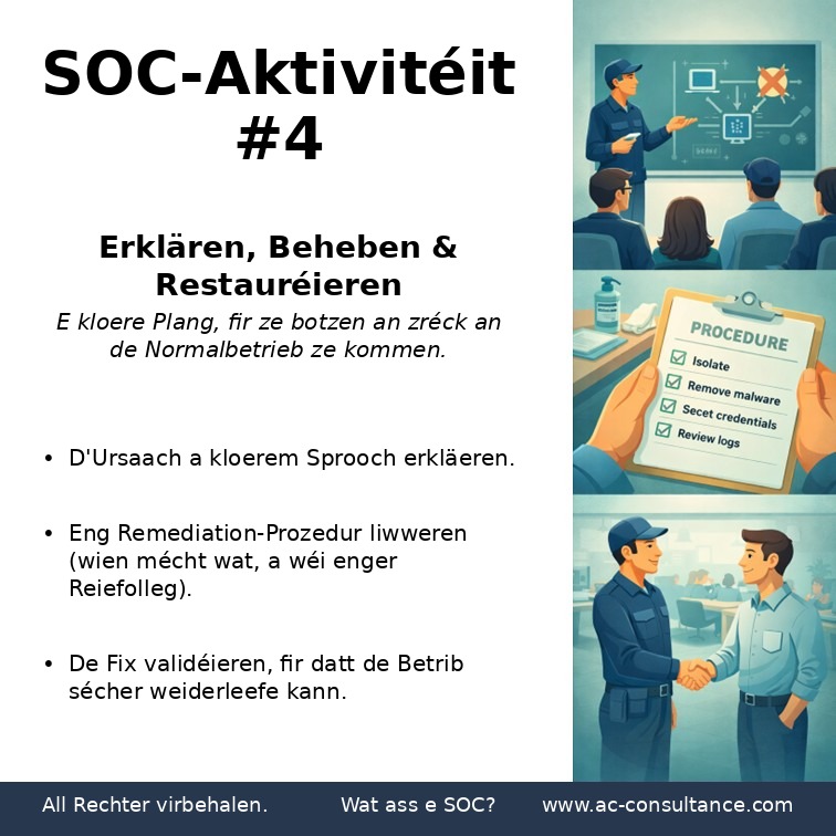 Wat ass e SOC (Security Operations Center)?